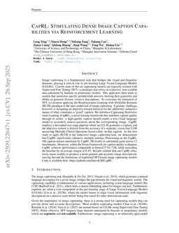 CapRL: Stimulating Dense Image Caption Capabilities via Reinforcement Learning