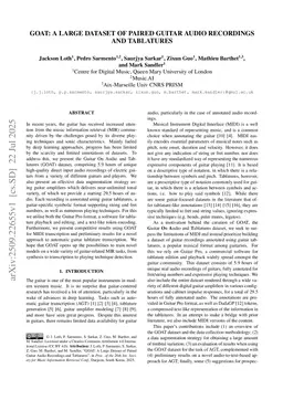 GOAT: A Large Dataset of Paired Guitar Audio Recordings and Tablatures