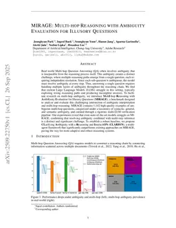 MARCH: Evaluating the Intersection of Ambiguity Interpretation and Multi-hop Inference