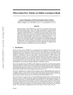 Observation-Free Attacks on Online Learning to Rank