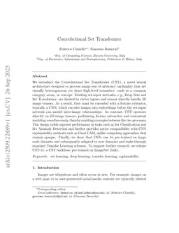 Convolutional Set Transformer