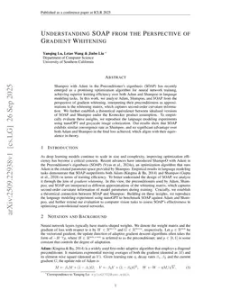 Understanding SOAP from the Perspective of Gradient Whitening