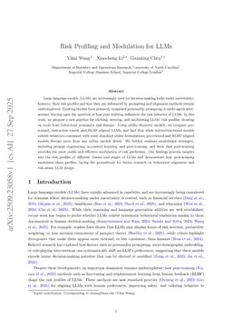 Risk Profiling and Modulation for LLMs