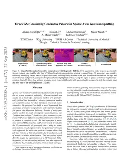 OracleGS: Grounding Generative Priors for Sparse-View Gaussian Splatting