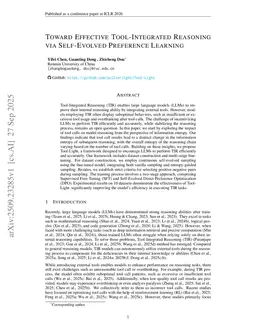 Toward Effective Tool-Integrated Reasoning via Self-Evolved Preference Learning