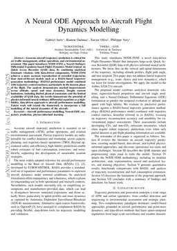 A Neural ODE Approach to Aircraft Flight Dynamics Modelling