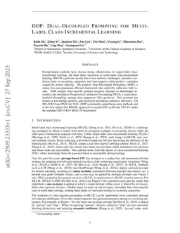 DDP: Dual-Decoupled Prompting for Multi-Label Class-Incremental Learning