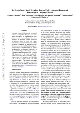 Retrieval-Constrained Decoding Reveals Underestimated Parametric Knowledge in Language Models