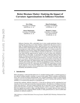 Better Hessians Matter: Studying the Impact of Curvature Approximations in Influence Functions