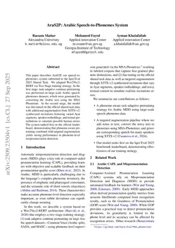 AraS2P: Arabic Speech-to-Phonemes System