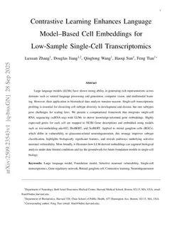 Contrastive Learning Enhances Language Model Based Cell Embeddings for Low-Sample Single Cell Transcriptomics