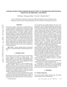 Generalizable Speech Deepfake Detection via Information Bottleneck Enhanced Adversarial Alignment