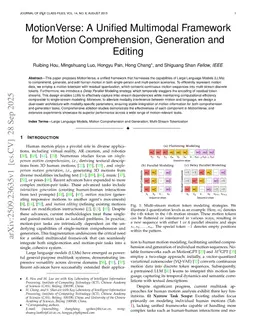 MotionVerse: A Unified Multimodal Framework for Motion Comprehension, Generation and Editing