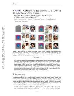 Griffin: Generative Reference and Layout Guided Image Composition