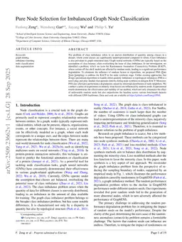 Pure Node Selection for Imbalanced Graph Node Classification