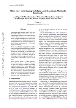 RCI: A Score for Evaluating Global and Local Reasoning in Multimodal Benchmarks