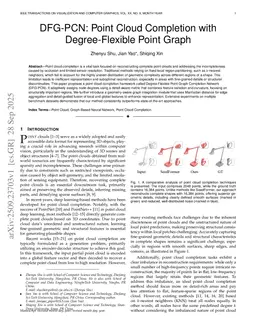 DFG-PCN: Point Cloud Completion with Degree-Flexible Point Graph