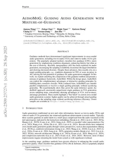 AudioMoG: Guiding Audio Generation with Mixture-of-Guidance