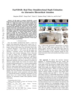 FastViDAR: Real-Time Omnidirectional Depth Estimation via Alternative Hierarchical Attention