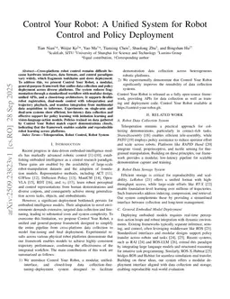 Control Your Robot: A Unified System for Robot Control and Policy Deployment