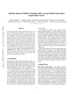 2nd Place Report of MOSEv2 Challenge 2025: Concept Guided Video Object Segmentation via SeC