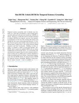 Sim-DETR: Unlock DETR for Temporal Sentence Grounding