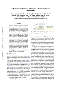 GSID: Generative Semantic Indexing for E-Commerce Product Understanding