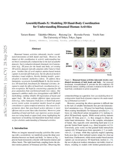 AssemblyHands-X: Modeling 3D Hand-Body Coordination for Understanding Bimanual Human Activities