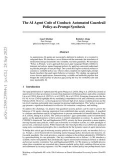 Policy-as-Prompt: Turning AI Governance Rules into Guardrails for AI Agents