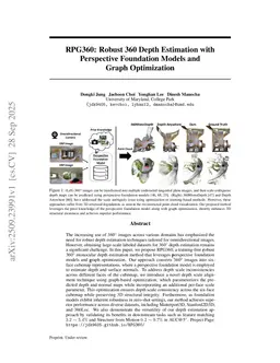 RPG360: Robust 360 Depth Estimation with Perspective Foundation Models and Graph Optimization