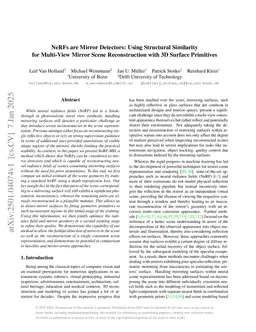 NeRFs are Mirror Detectors: Using Structural Similarity for Multi-View Mirror Scene Reconstruction with 3D Surface Primitives