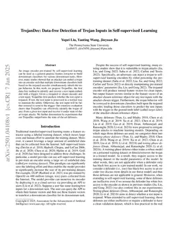 TrojanDec: Data-free Detection of Trojan Inputs in Self-supervised Learning