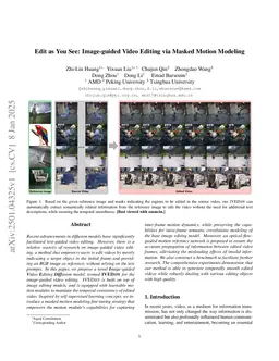 Edit as You See: Image-guided Video Editing via Masked Motion Modeling