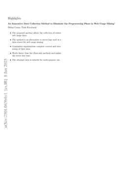 An innovative data collection method to eliminate the preprocessing phase in web usage mining