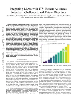 Integrating LLMs with ITS: Recent Advances, Potentials, Challenges, and Future Directions