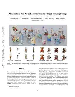 SPAR3D: Stable Point-Aware Reconstruction of 3D Objects from Single Images