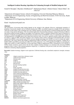 Intelligent Gradient Boosting Algorithms for Estimating Strength of Modified Subgrade Soil