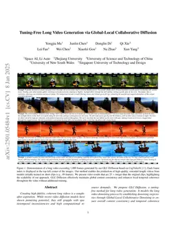 Tuning-Free Long Video Generation via Global-Local Collaborative Diffusion