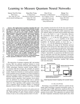 Learning to Measure Quantum Neural Networks