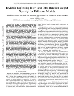 EXION: Exploiting Inter- and Intra-Iteration Output Sparsity for Diffusion Models