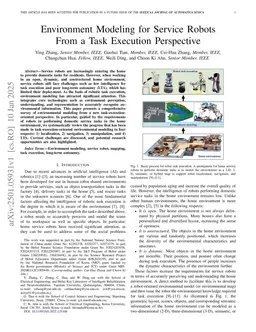 Environment Modeling for Service Robots From a Task Execution Perspective
