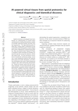 AI-powered virtual tissues from spatial proteomics for clinical diagnostics and biomedical discovery