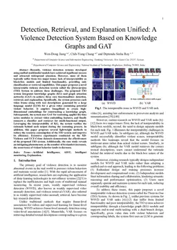 Detection, Retrieval, and Explanation Unified: A Violence Detection System Based on Knowledge Graphs and GAT