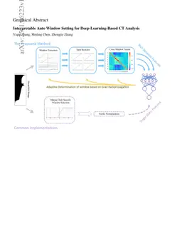 Interpretable Auto Window Setting for Deep-Learning-Based CT Analysis