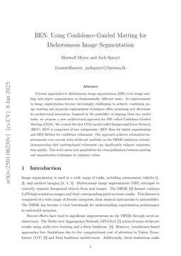 BEN: Using Confidence-Guided Matting for Dichotomous Image Segmentation