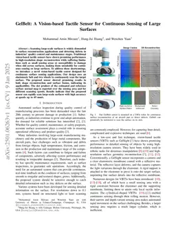 GelBelt: A Vision-based Tactile Sensor for Continuous Sensing of Large Surfaces
