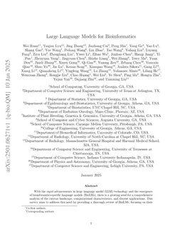 Large Language Models for Bioinformatics