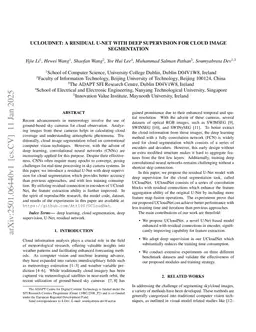 UCloudNet: A Residual U-Net with Deep Supervision for Cloud Image Segmentation