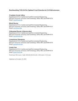Benchmarking YOLOv8 for Optimal Crack Detection in Civil Infrastructure