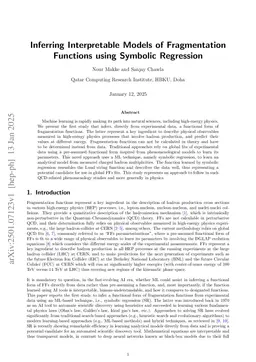 Inferring Interpretable Models of Fragmentation Functions using Symbolic Regression